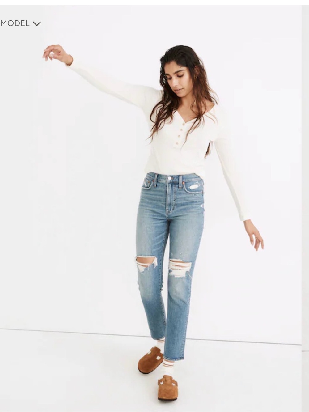 Madewell Perfect vintage jeans, 26 deman wash